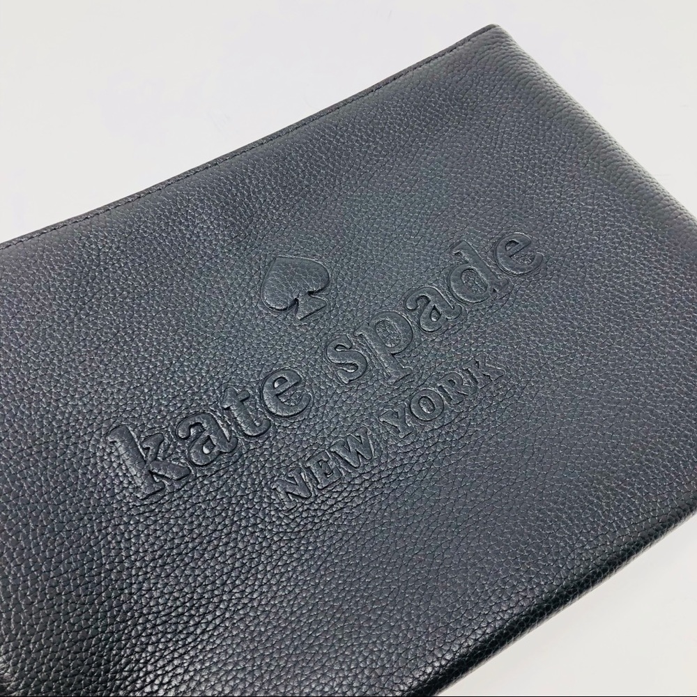 KATE SPADE GIA LEATHER POUCH/CLUTCH